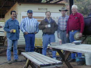 Der zweite von links ist Doby, ganz rechts Roy